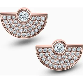 Náušnice Korbička Šperky Náušnice Sensu 002 - Diamant SI1/E -bílé zlato/žluté zlato/červené zlato