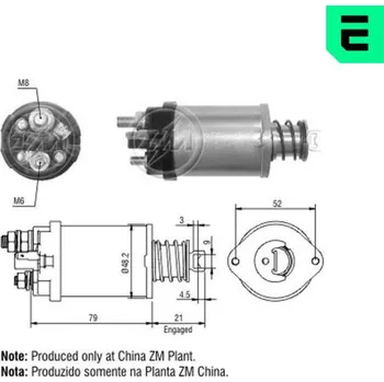 Startér Spínač startéru ZM - Lucas TPB146