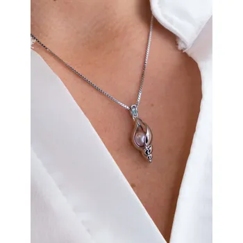 Náhrdelník Pan Perla Stříbro Stříbrná