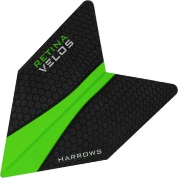 Příslušenství pro šipky Harrows Letky Retina Velos - Green F2223