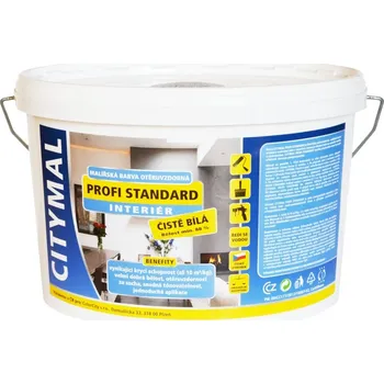 barva na zeď ColorCity CITYMAL PROFI STANDARD Barva: bílá, Balení: 6 kg