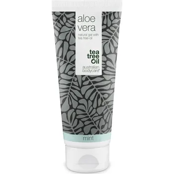 Přípravek po opalování 200 ml Aloe Vera gel s mátou — Chladivý a hydratační gel s mentolem na suchou, podrážděnou a sluncem spálenou pokožku