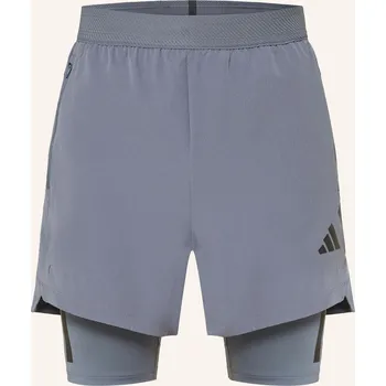 Pánské kraťasy Adidas Pánské Tréninkové Šortky 2V1 Power, černošedá, 54
