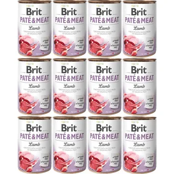 Krmivo pro psa BRIT Paté & Meat Lamb - mokré krmivo pro psy - 12x400g