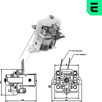 Startér Spínač startéru 0001402057 Bosch 0331100002