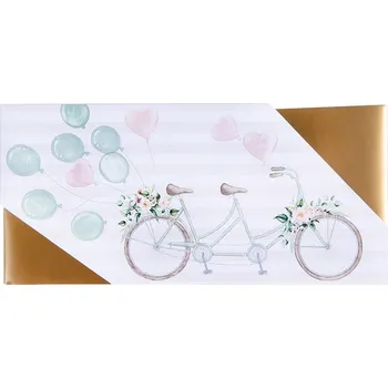 ARTEBENE dárková obálka - svatební přání Kolo 23 x 11 cm