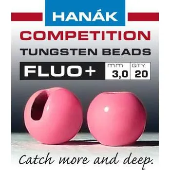 Rybářský prut Hanák Tungstenové Hlavičky Fluo Růžová 20ks 3,5mm