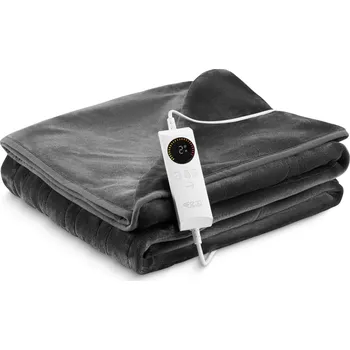 4FIZJO vyhřívací DEKA 180 × 160 cm elektrická Šedá