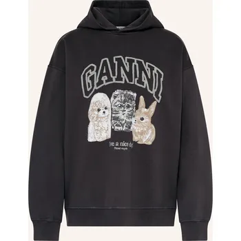 Dámská mikina Ganni Dámská Mikina S Kapucí Isoli, černá, 32