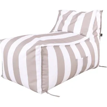 Sedací pytel Bílo-šedý zahradní sedací vak – Bonami Essentials ID_1741774