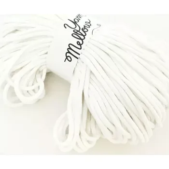 Příze Bavlněná šňůra BERRY 5mm - bílá (Délka šňůry: 100 m)