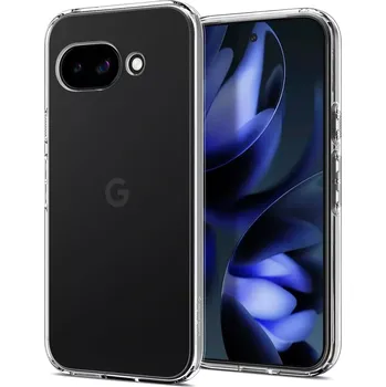 Spigen Crystal Flex kryt Pixel 9A - transparentní (Elegantní kryt, pouzdro, obal Spigen Crystal Flex pro Google Pixel 9A - průhledný, tenký TPU materiál)