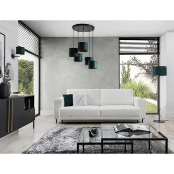 Stojací lampa Vespillo 58x58x115cm závěsná 5 zelený/zlatý