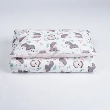 Povlečení Tulimese Povlečení ježek v lese meruňková ROZMĚRY POVLAKU NA PEŘINU: ŽÁDNÝ POVLAK NA PEŘINU, ROZMĚRY POVLAKU NA POLŠTÁŘ: POVLAK NA POLŠTÁŘ 55X35 CM