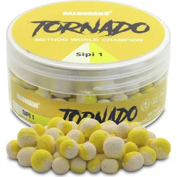 Návnadová surovina Haldorádó Wafters Method Tornado 30g 6+8 mm Hmotnost: 30g, Průměr: 6+8mm, Příchuť: Sipi1 Citrón Máta