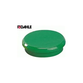 Dekorativní magnet DAHLE 95524, magnet zelený průměr 24 mm, balení 10 ks