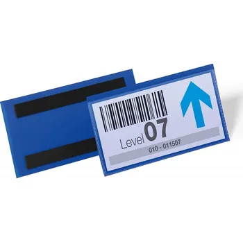Archivační box Durable 1742, modré magnetické pouzdro na dokumenty 150x67 mm, skladové hospodářství