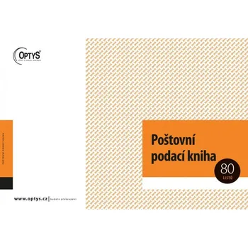 Tiskopis OPTYS 1283, Poštovní podací kniha