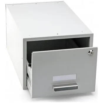 DURABLE 3351, uzamykatelná kovová kartotéka na karty formátu A4