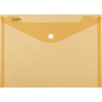 Obálka Karton P+P Obálka s drukem A4 PP OPALINE průhledná, psaníčko balení 5ks Barva: Oranžová
