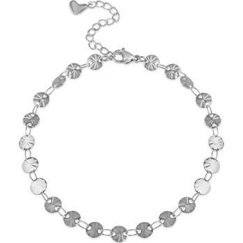 Náramek Ocelový náramek na nohu spojená kolečka - Meucci DA011