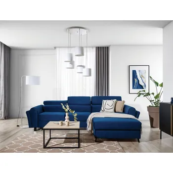 Stojací lampa Vespillo 58x58x115cm závěsná 5 bílý