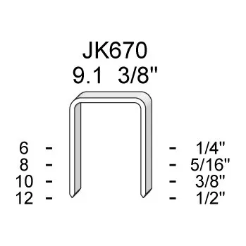 Spona do sešívačky Sponky do sponkovačky JOSEF KIHLBERG JK 670-10