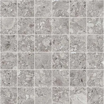 Dlažba Rako Rave DDM05900, mozaika, šedá, matná, hladká, 30 x 30 x 0,9 cm