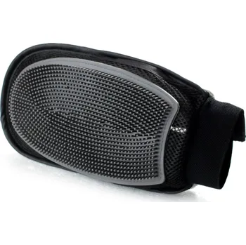 Kartáč pro zvířata CAMON Vyčesávací rukavice na psí srst, šedá