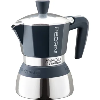 Příprava kávy Moka konvička Pedrini MyMoka Induction modrá (různé velikosti) Objem v⁠ porcích: 2 porce