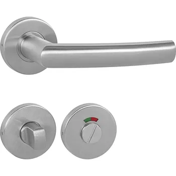 Dveřní kování MP - ESSO - R Provedení: klika/klika, Typ otvoru: rozety WC s ukazatelem