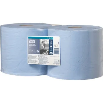 Papírový ručník Tork Heavy-Duty 130072 papírová utěrka - malá kombi role modrá, návin 170 m, balení 2 role