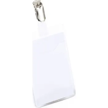 Značení DURABLE 8107, jmenovka s klipem na výšku 90x60 mm, čirá