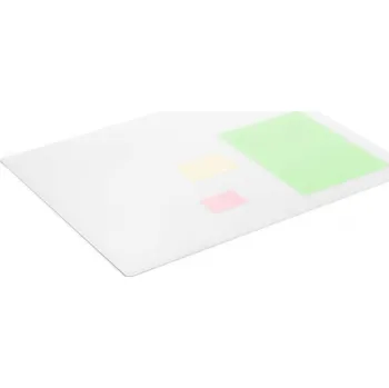 Durable 7123, podložka na stůl s oválnými rohy 650x520 mm, matná čirá
