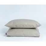 Tulimese Povlečení lněné přírodní béžové ROZMĚRY POVLAKU NA PEŘINU: POVLAK NA PEŘINU 100X135 CM, ROZMĚRY POVLAKU NA POLŠTÁŘ: POVLAK NA POLŠTÁŘ 60X40 CM