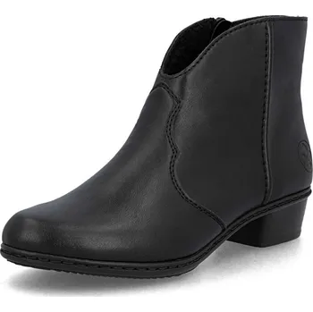 Dámské kozačky Dámská kotníková obuv RIEKER Y0754-00 černá W5 39