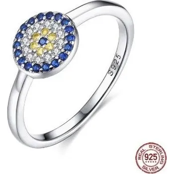 Prsten Prosperk Prstýnek mince s krystalky stříbro Velikost prstenů: 7 (EU: 54-56) 20523/7 -