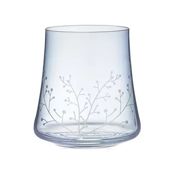 Vánoční dekorace Set modrých skleniček s přírodním motivem