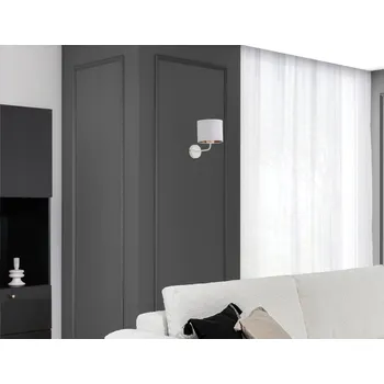 Nástěnné svítidlo Vespillo 18x26x24cm nástěnné svítidlo 1 bílý/zlatý