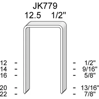 Spona do sešívačky Spony do sešívacích kleští JOSEF KIHLBERG JK 779-22