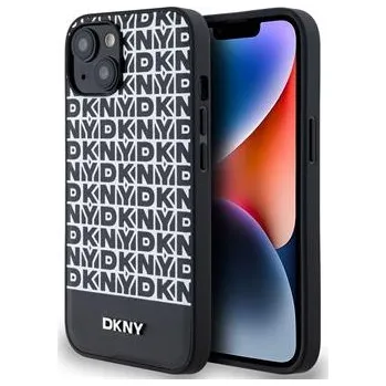 Pouzdro na mobilní telefon Kryt DKNY Repeat pro Apple iPhone 13 - umělá kůže - černý / bílý