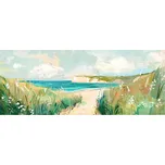 Obraz 60x150 cm Gouache Sea – Styler ID_1777802