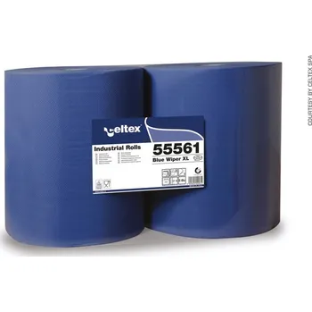 Papírový ručník Celtex 55561, Průmyslová utěrka Blue Wiper XL1000, šířka 36cm, 2vrstvy - 2ks