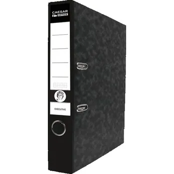 CAESAR OFFICE Pořadač pákový A4 5 cm Executive Rado, černý hřbet mramor
