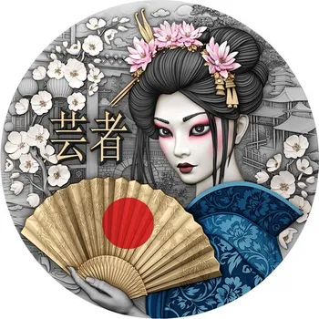 Stříbrná mince 2 Oz Gejša