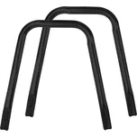 HANDICAP opěrná madla ke koupelnové stoličce, černá