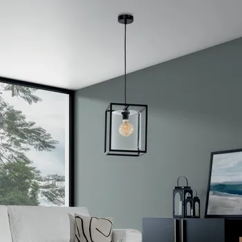 Quadratus 23x23x120cm závěsná 1 černý