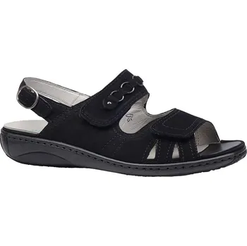 Dámská obuv Letní vycházková obuv-flexiblová, Waldläufer, šíře G, černá: Černá Nubuk, velur (semiš) 28 43 G - standardní šíře (18189-18191)