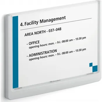 Archivační box Durable 4866, orientační štítek CLICK SIGN 210x148,5 mm A5, bílá