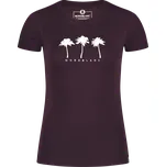 Dámské triko NORDBLANC COASTLINE NBSLT8168 HNĚDÁ 36